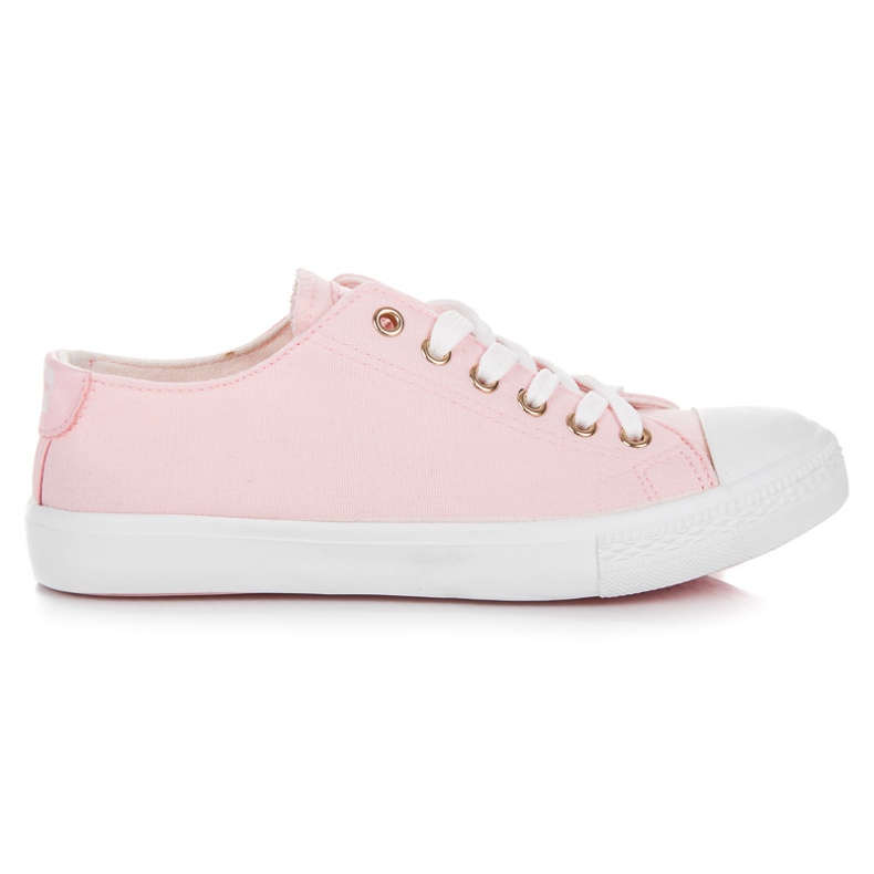 Sneakers rosa e bianche