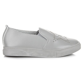 Slipon Grigi Con Una Stella grigio