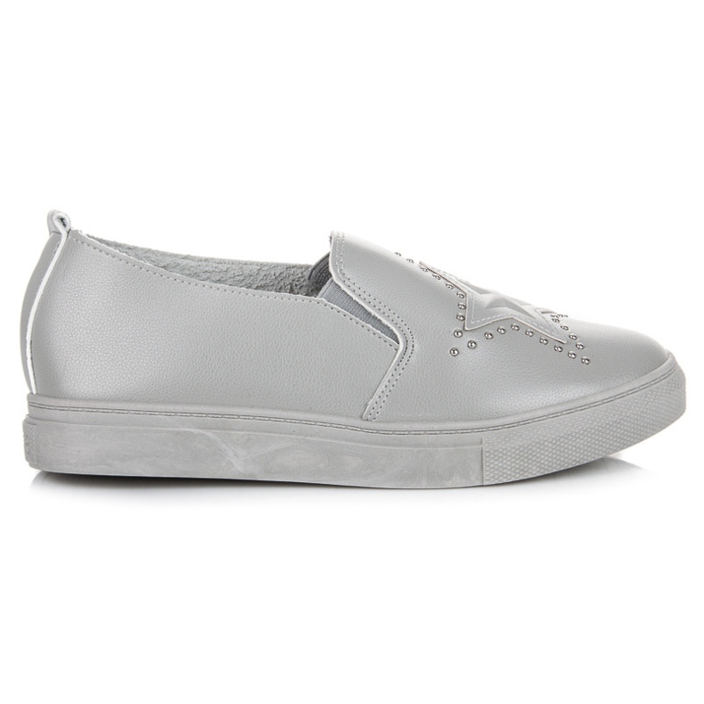 Slipon Grigi Con Una Stella grigio
