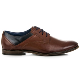 Lucca Scarpe di cuoio legate marrone