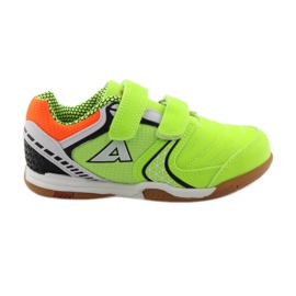 American Club Sneakers sportive ADI americane 170620 verde arancia bianco