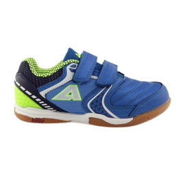 American Club Sneakers sportive ADI americane 170620 blu navy verde blu bianco