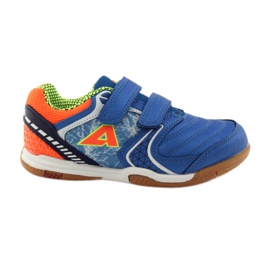 American Club Sneakers sportive ADI americane 170620 verde arancia blu bianco