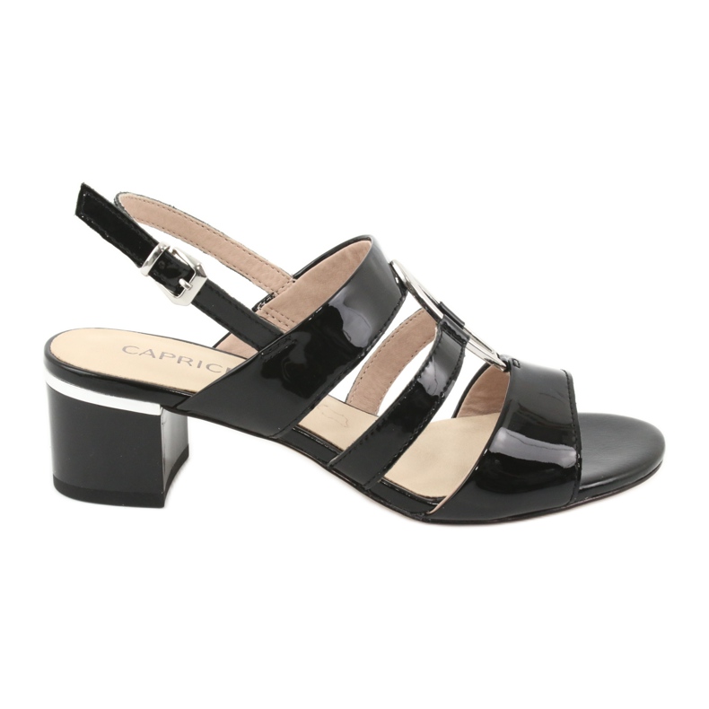 Sandali Caprice scarpe da donna con decorazione 28208 nero