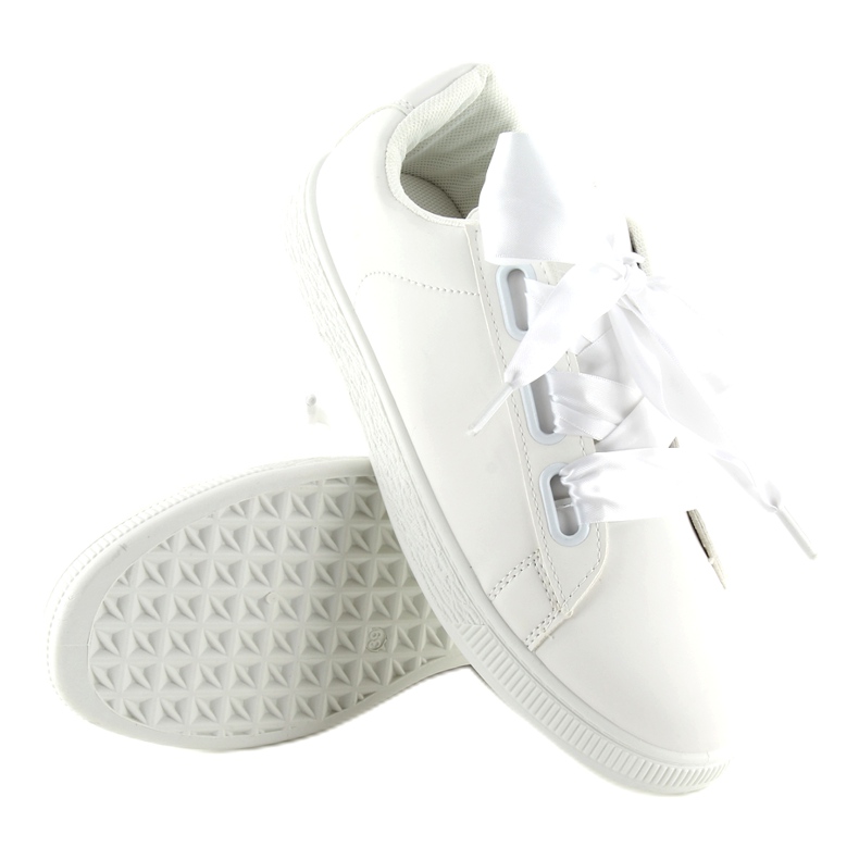 Sneakers Con Nastro Bianco Bl1250-Sp bianca