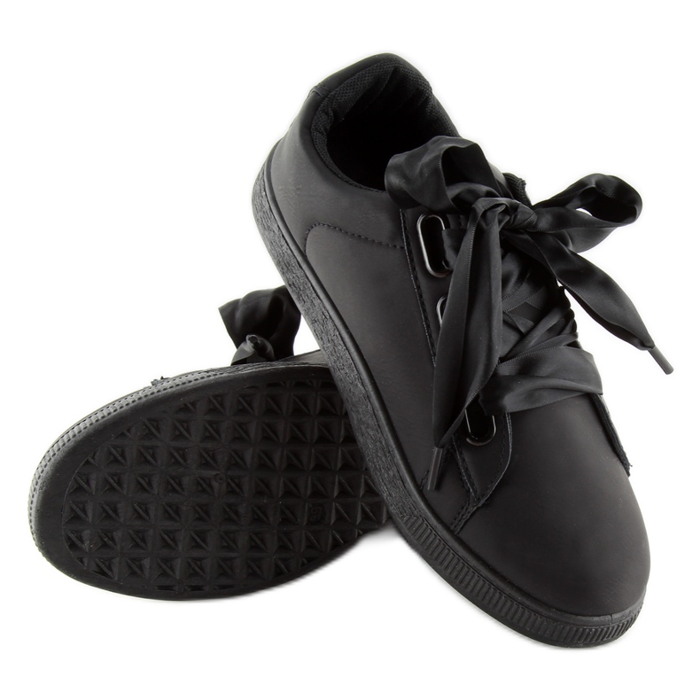 Sneakers nere BL1250-SP nere con nastro nero
