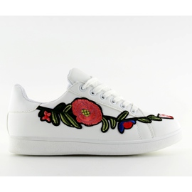 Scarpe da ginnastica bianche ricamate BF-79 bianche bianca