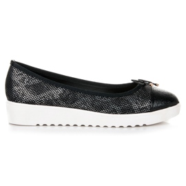 Bestelle Ballerine con motivo nero