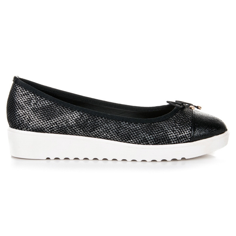Bestelle Ballerine con motivo nero