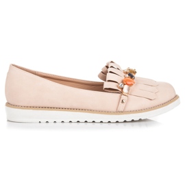 Vices Mocassini Con Perline marrone