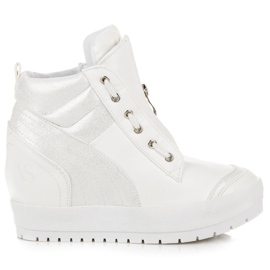 Vices Sneakers con plateau bianca