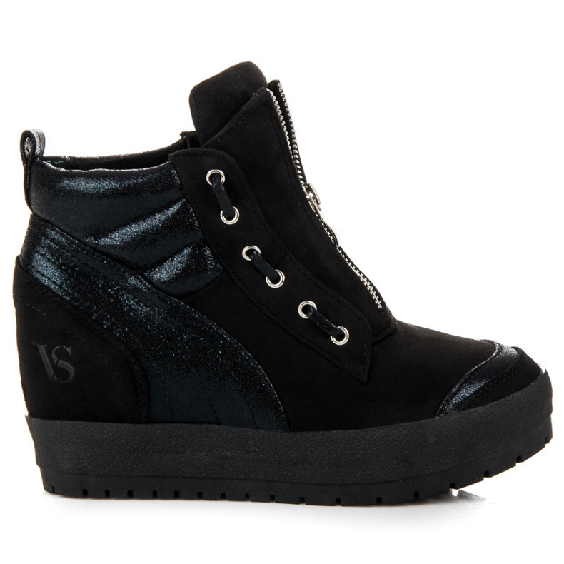 Vices Sneakers con plateau nero