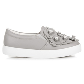 Vices Slipon decorativi grigio