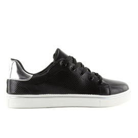 Sneakers da donna nere B110-20 Nero rosso
