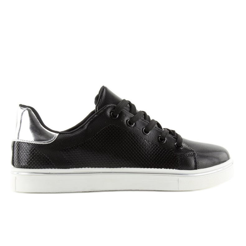 Sneakers da donna nere B110-20 Nero rosso