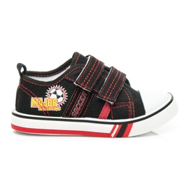 Hasby Scarpe da ginnastica con velcro nero