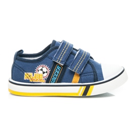 Hasby Scarpe da ginnastica con velcro blu