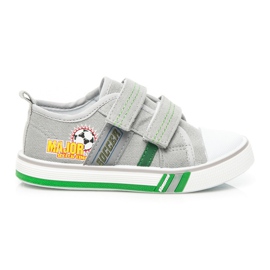 Hasby Scarpe da ginnastica con velcro grigio