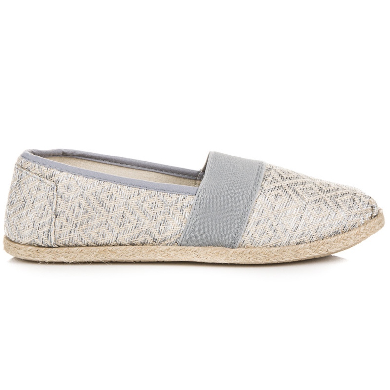 Espadrillas grigie con fantasia grigio