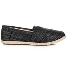 Espadrillas slip-on nero
