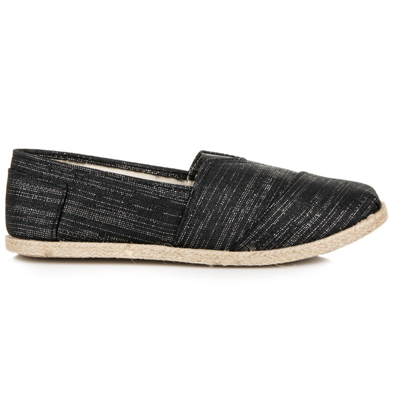Espadrillas slip-on nero