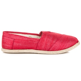 Espadrillas slip-on rosso