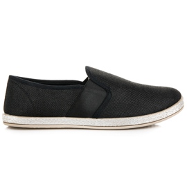 Muto Slipon, espadrillas nero