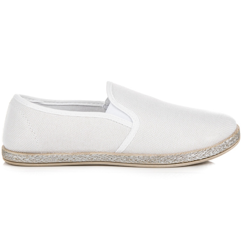 Muto Le espadrillas bianche si infilano bianca