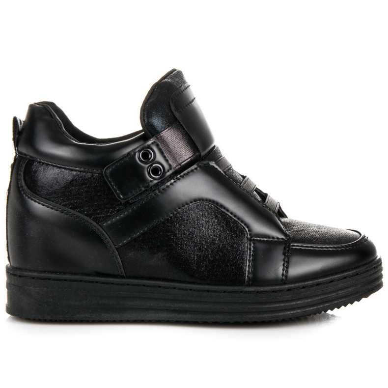 Muto Sneakers nere in velcro nero
