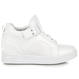 Muto Sneakers bianche in velcro bianca