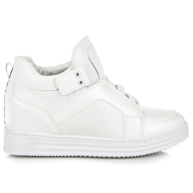 Muto Sneakers bianche in velcro bianca