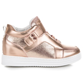 Muto Sneakers Rosa Con Velcro