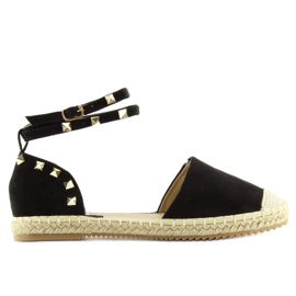 Espadrillas da donna nere 12-56 nere nero