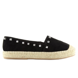 Espadrillas da donna nere 99-17 nere nero