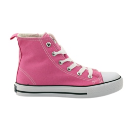 American Club Sneaker sneaker da donna e lacci rosa