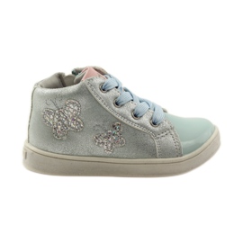 American Club Farfalle blu americane per ragazze sportive grigio