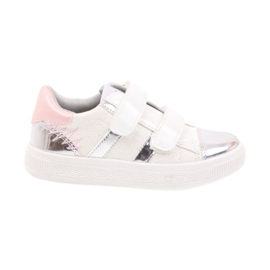 American Club Sneakers, scarpe sportive americane 16699 rosa grigio bianco