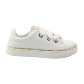 American Club Sneakers raso americano 17508 laccio ['bianco', 'oro'] bianco