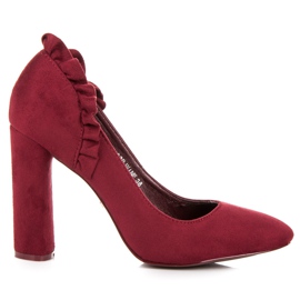 Seastar Pompe bordeaux sul palo con balza rosso