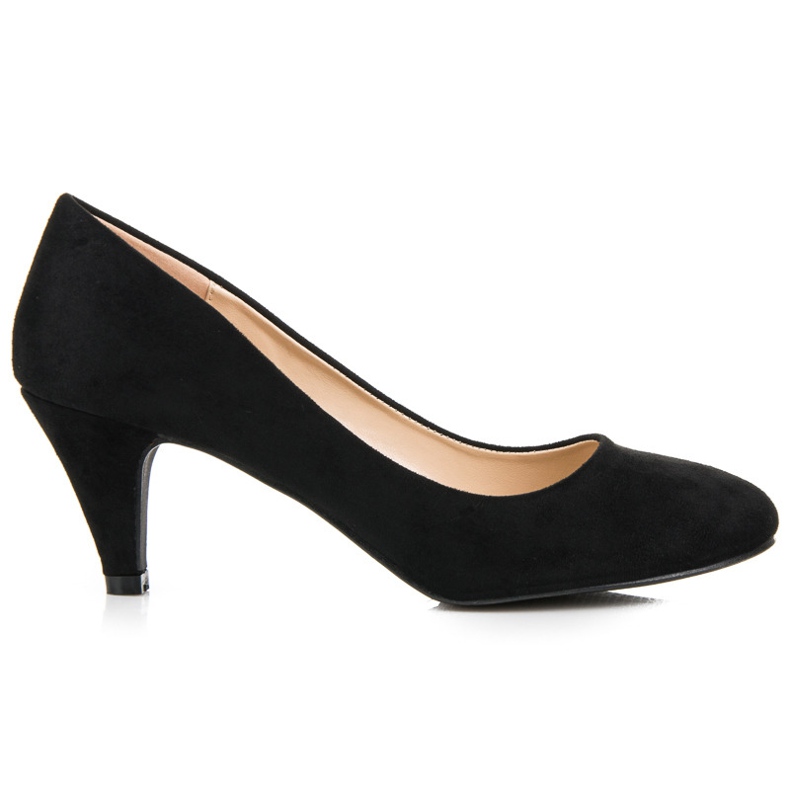Bella Star Décolleté in camoscio nero