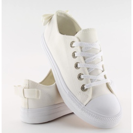 Sneakers da Donna Con Fiocco 8935- Ii Gat bianca