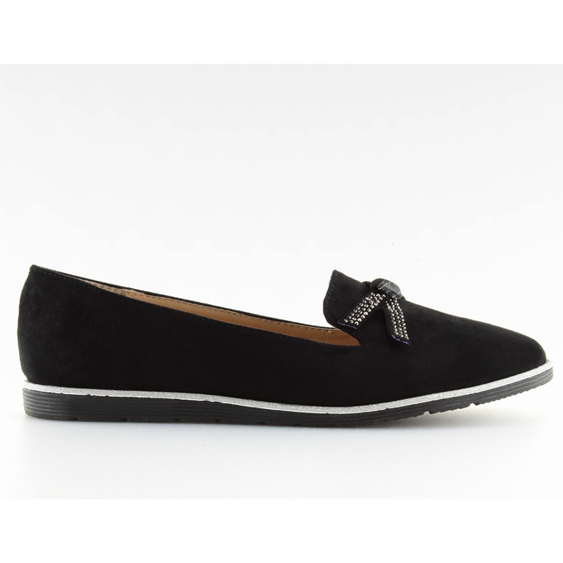 Mocassini da donna neri JN-182 neri nero