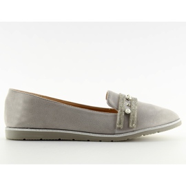Mocassini grigi lordsy grigio JN-181 grigio