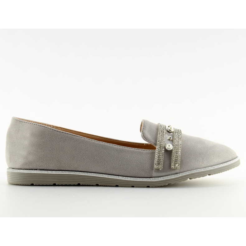 Mocassini grigi lordsy grigio JN-181 grigio