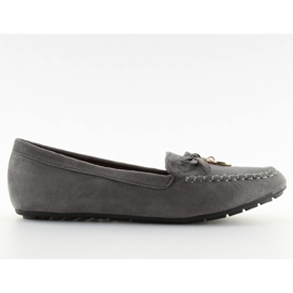 Mocassini grigi da donna grigio FJ-002 grigio