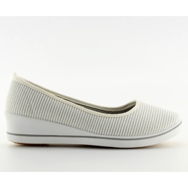 Ballerine con zeppa argento c21v Argento grigio