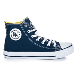 New Age Sneakers alte legate blu
