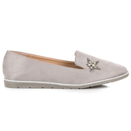 Bestelle Signori slip-on con una stella grigio