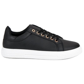 Sneakers Nere Con Ornamento nero