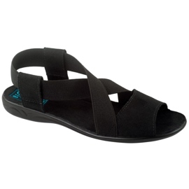 Comodi sandali da donna neri Adanex 17498 nero
